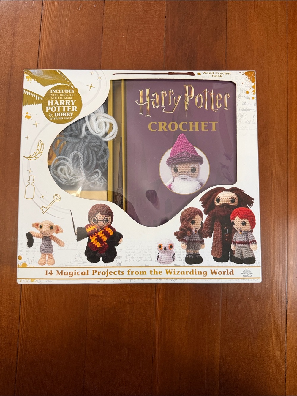 Warner Bros. Harry Potter Crochet Kit - Purple, White, Gray, Red, Brown